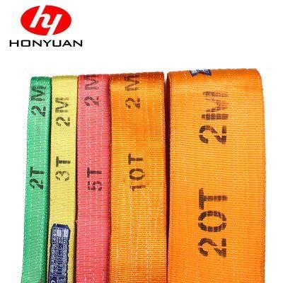 Wll 2ton Double Layer Sleeve Green Color Polyester Round Sling for Lifting