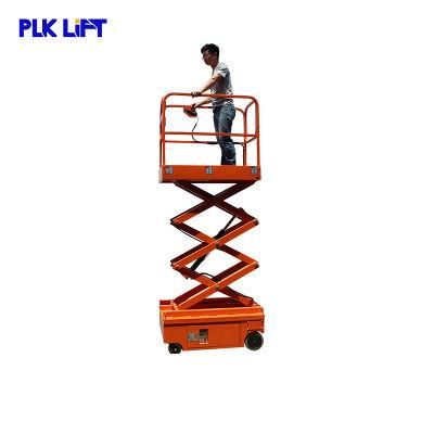 Maneuverable Small Size Self Powered Scissor Man Lift