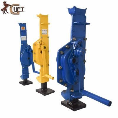 China Manufacturer High Quality Heavy Duty 10t Mechanical Steel Jack Gear Rack Jack