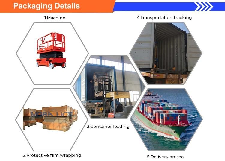 Good Service Moving 6m Morn CE China Manlift Price Personal Lifts Man Lift