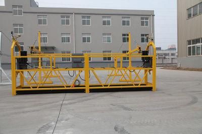CE High Building Construction Zlp630 Rope Suspended Working Platform
