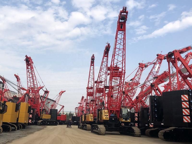 90 Tons Crawler Crane Construction Hosit Machine Scc900e