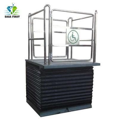 Barrier Free Lift Platform Vertical Wheelchair Lift for Disabled