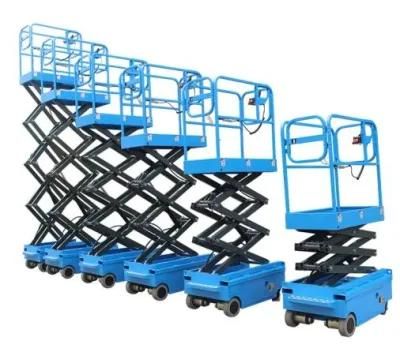 CE Approved Small Electric Hydraulic Mobile Scissor Lift for Sale