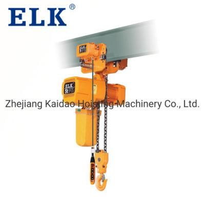 1-5t Electric Chain Hoist with Overload Slipping Clutch for Crane Lifting Equipment