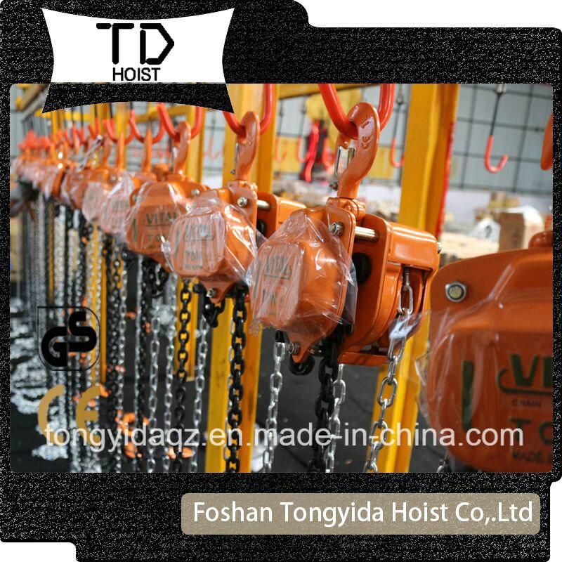 3 Ton Chain Block/ Chain Pulley Block/Vital Japan Manual Chain Hoist
