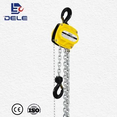 Dele Df Read to Ship Chain Puller Block Lifting Pulley 3ton Hoist and Lifting Hoist