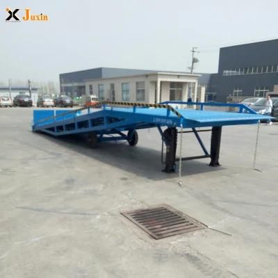 Portable Electric Adjustable Forklift Mobile Ramp