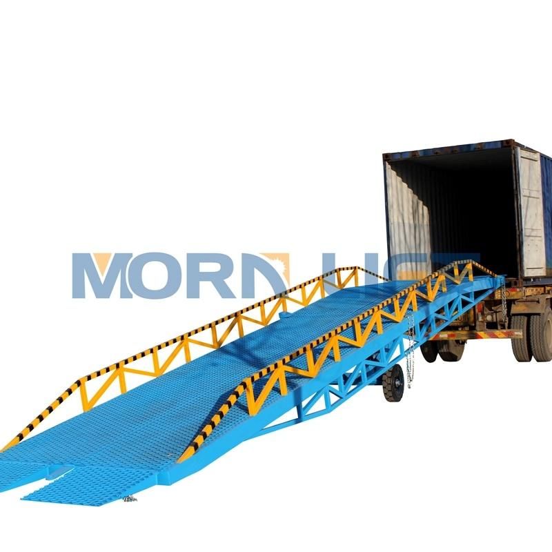 Adjustable CE Approved 6-15ton Hydraulic Mobile Truck Container Load Unload Dock Yard Ramp