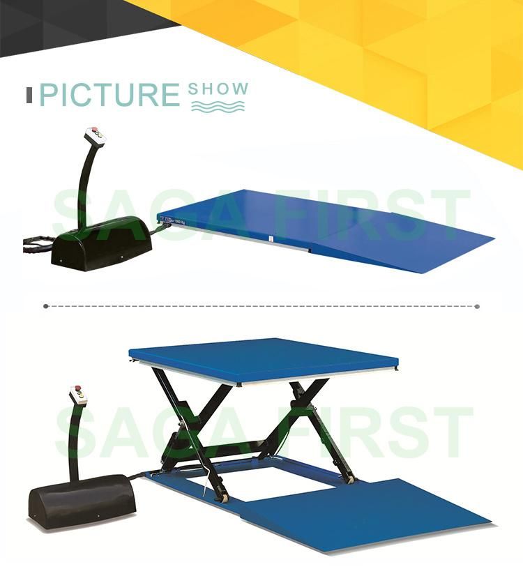 Ultra Low Height Scissor Lift Table