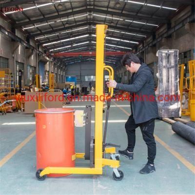 Hydraulic Manual Hand Lifter Pallet Oil Drum Stacker 400kg Dt400A