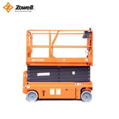 Scissor Lift Zowell Table Work High Altitude Lifting Aerial Platform Elevator with CE Hot Sale