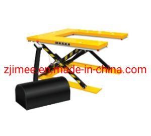 1000kg Low Profile Semi Electric Scissor Lift Table