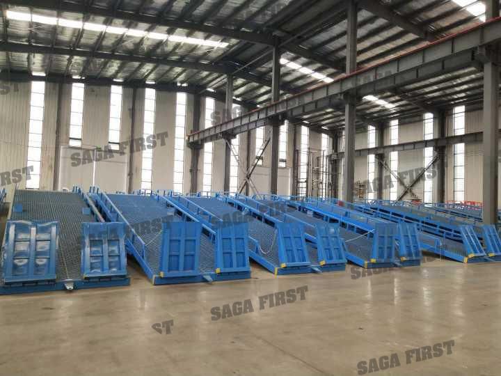 8ton 10ton Container Unloading Loading Mobile Dock Ramp with Ce