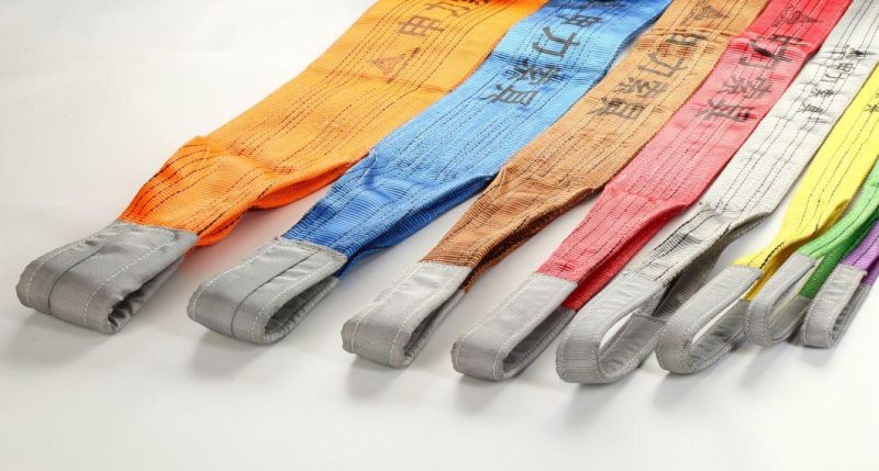 4t Double Flat Lifting Polyester Webbing Sling Sf7: 1