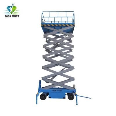 6m-18m Automatic Work Platform Electric Scissor Lifter