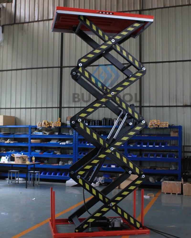 4000mm Electric Powered Scissor Lift Table with AC Power