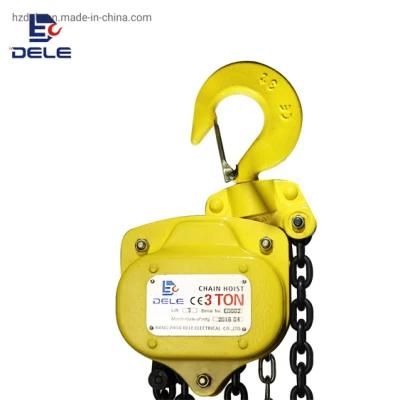 Promotion Heavy Duty Lifting Vc 5ton Hand Manual Chain Hoist Pulley Block