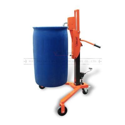 Lifting Height 300mm Manual Hydraulic Drum Carrier with Loading Capacity 350kg From Chinese Manufacturer