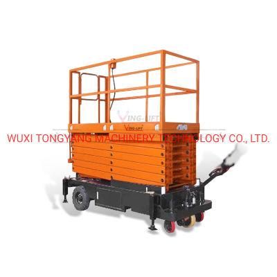 Self Propelled Aerial Work Platform Vertical Lift 9m 500kg Load Capacity