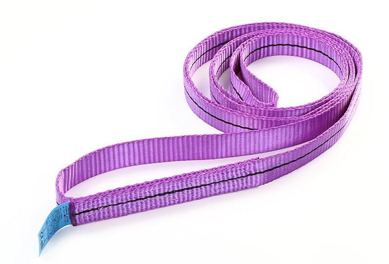 1t Endless Polyester Flat Woven Industrial Lifting Webbing Sling Belt