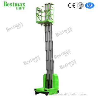 Mg750-2 7.5m Platform Height 200kg Load Self Propelled Vertical Lift with Dual Mast