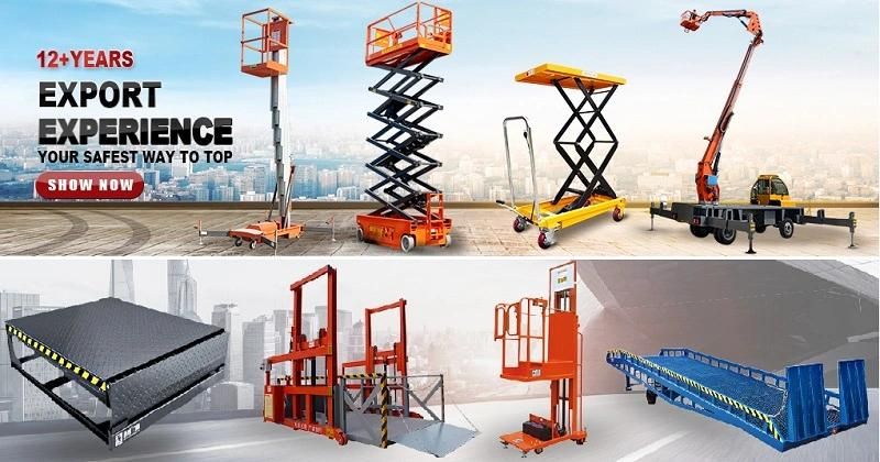 6m 8m 12m 14m 16m 18m Mini Mobile Self Propelled Hydraulic One Man Lift Table Small Used Battery Aerial Working Platform Electric Scissor Lift