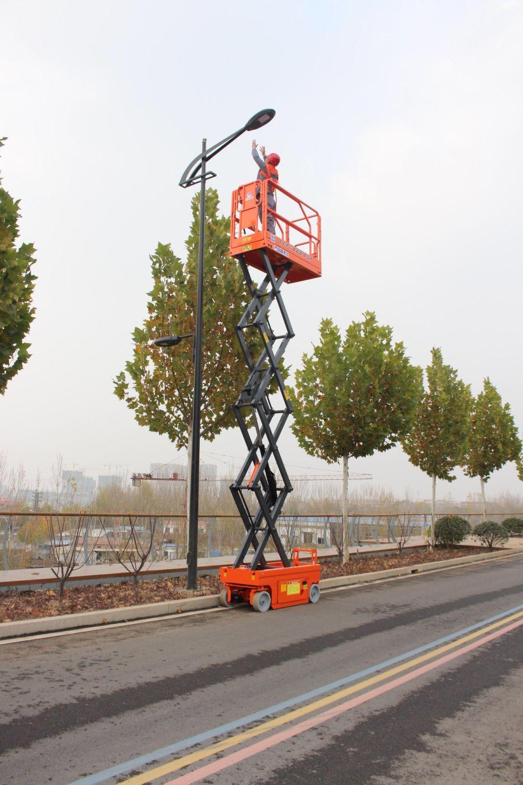 Self Propelled Used Wheel Alignment Lift Manlift