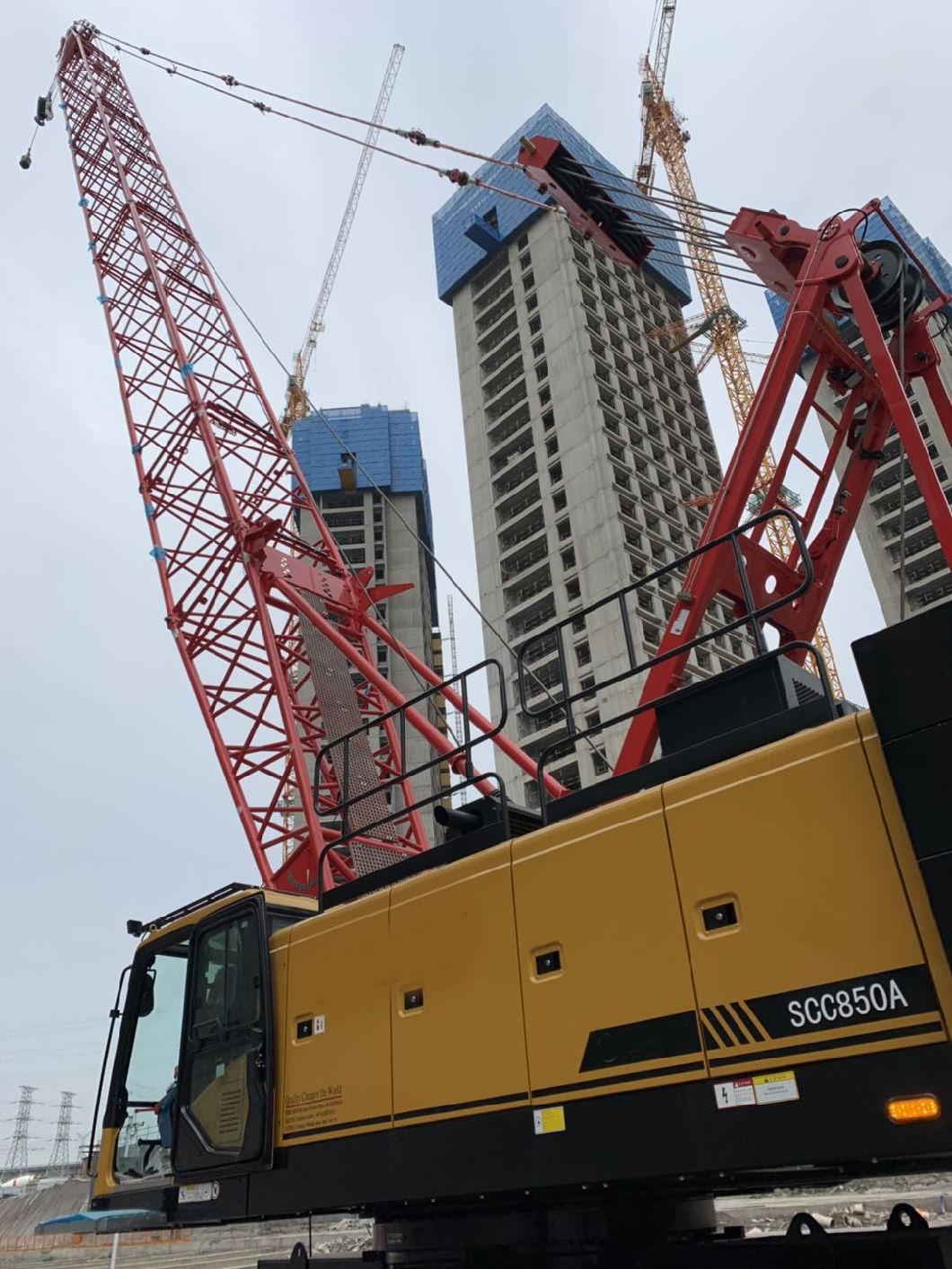 Boom Length 57m Mobile 80 Ton Crawler Crane (SCC850A)