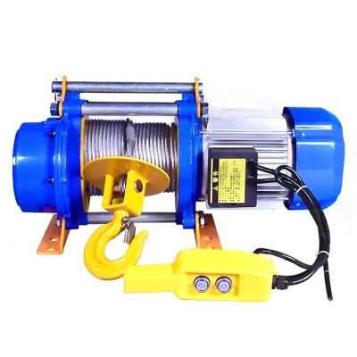 120m 12000lbs 220V 12V 20000lbs 2000 Lb. Utility Small Electric Trailer Winch with Steel Rope