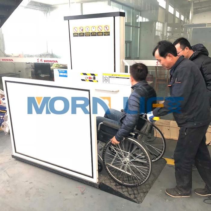 4m Hydraulic Vertical Electric Wheelchair Lifts for Elder or Wheelchair Users