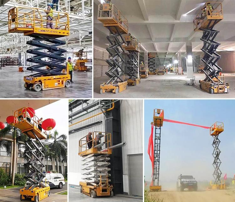 XCMG Official Xg0807HD China 8m Mini Hydraulic Mobile Portable Self Propelled Scissor Lift for Sale