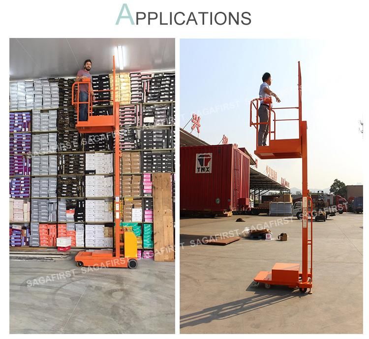 Customise Warehouse Full Electric Self Propelled Order Picker Lift