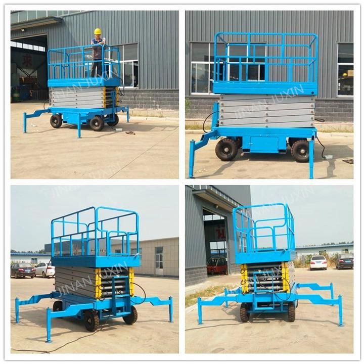 Mobile Scissor Lift Electric Hydraulic Scissor Lift Industrial Man Lift for Indoor and Outdoor Use