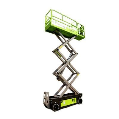 Zoomlion Self-Propelled Hydraulic Pump-Driven Battery Scissor Lifts Zs1414HD 14m