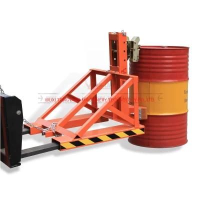 Dg1500e Double Eagle Grip Heavy Duty Forklift Mounted Rubber-Belt Drum Grabbers