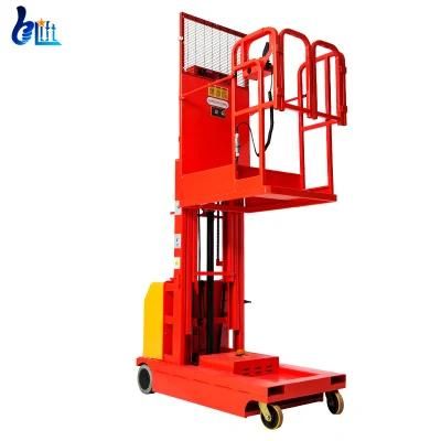 2-7m Electric Aerial Goods Picking Platform Hydraulic Order Picker Lift