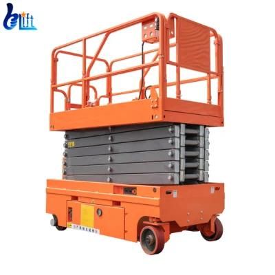 8m Self Propelled Scissor Lift for Cleaning Building