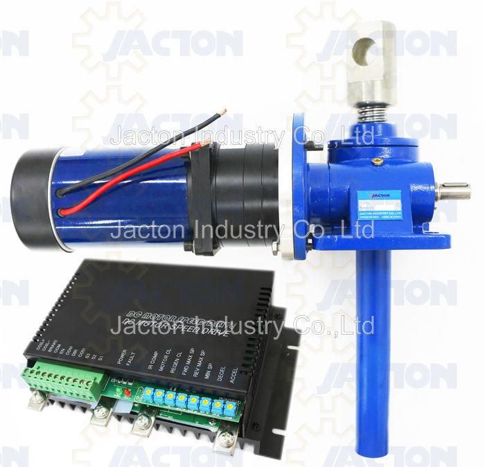 Best Gear Moter Jack Screw, Electric Screw Jack Can Also Be Called Motorized Screw Jack, It Includes a Worm Gear Screw Jack and an Electric Motor