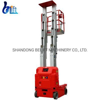CE China Aluminum Alloy Lifting Platform Self Propelled Man Lift