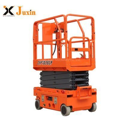 New Arrivals Battery Power Man Lift Mini Scissor Lift Platform for Indoor