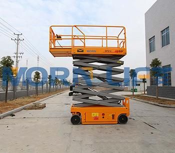 Scissor Battery Power Morn CE Outdoor Man Mobile Lift Table