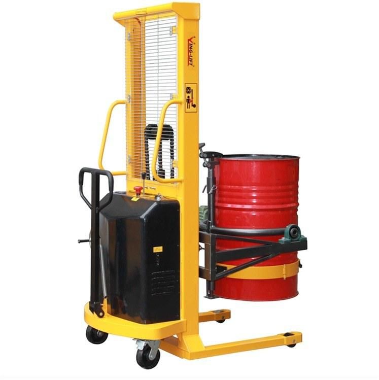 Electric Hydraulic Oil Drum Pallet Stacker Lifter with High Quality Barrel Stacker Yl520 Series