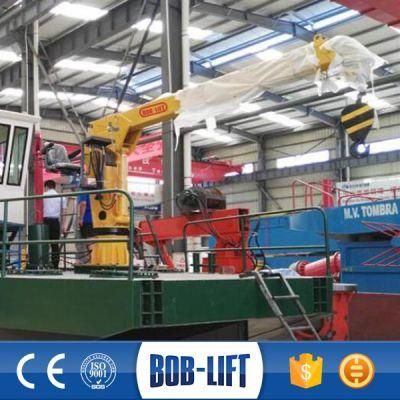 Hydraulic Telescopic Boom Used Boat/Ship Marine Crane