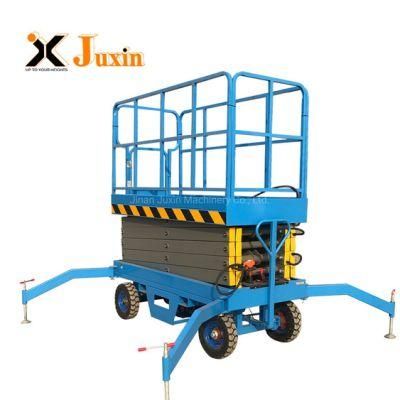 6m 10m 12m 14m 16m 18m Mobile Scissor Platform Hydraulic Lift Genie Scissor Lift