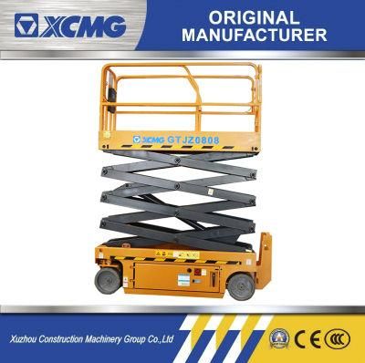 XCMG Top Brand Mobile Scissor Lift Table Electric Gtjz0808 8m Small Motorcycle Lift Table for Sale
