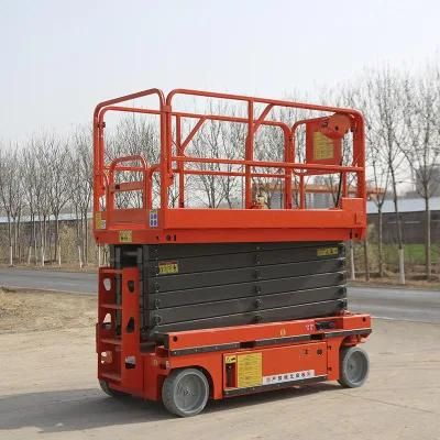 Shanding Battery Powered Self-Propelled Hydraulic Electric Scissor Lift for Aerial Working Platform for Sale