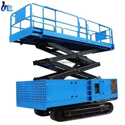 450kg 6m CE Scissor Lift Crawler Mobile Scissor Lift Man Lifter Crawler