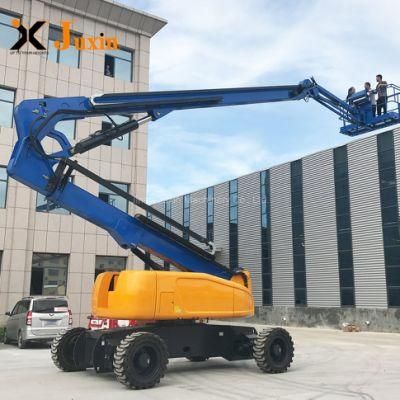 230kg Capacity 16m 18m 20m 22m 24m 26m Electric Articulated Cherry Picker Boom Lift Aerial Working Platform Work Height