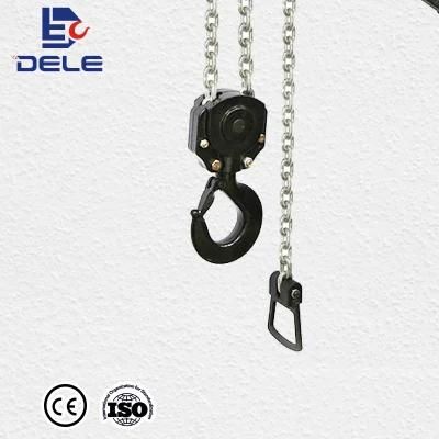 Dele Chain Hoist Dh-1.5ton Manual Hand Lifting Tools Chain Pulley Block